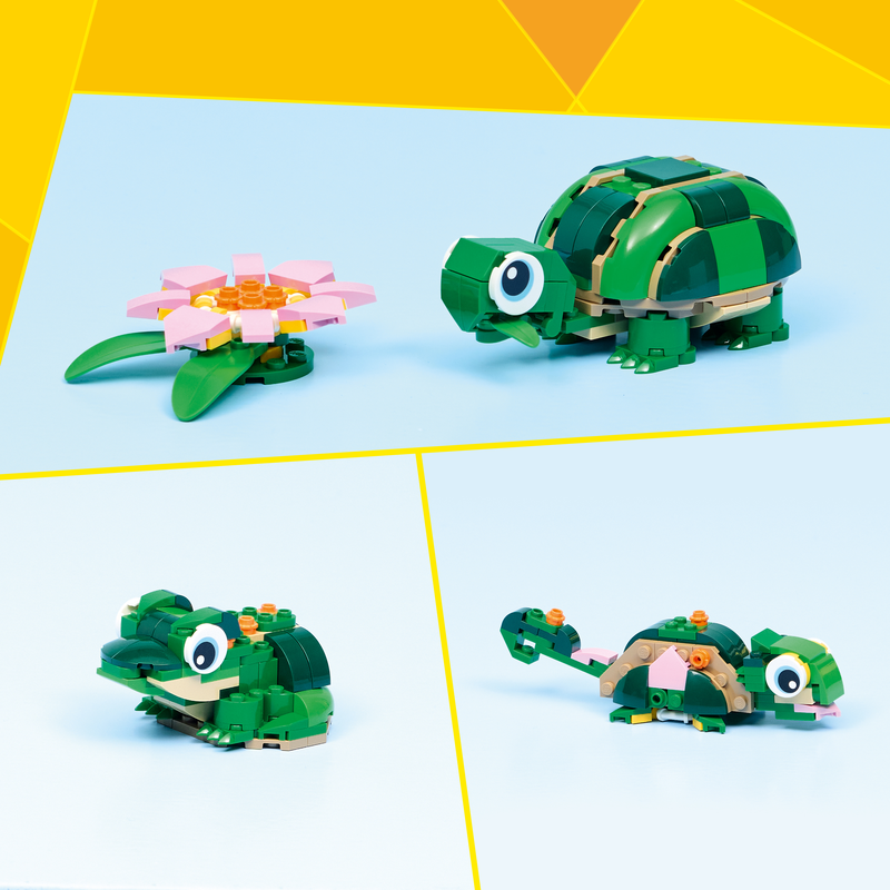 Lego® Creator 3 In 1 Turtle With A Water Lily Flower 31377