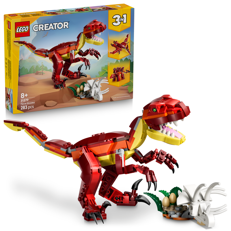 Lego® Creator 3 In 1 Fierce Dinosaur Toy 31379