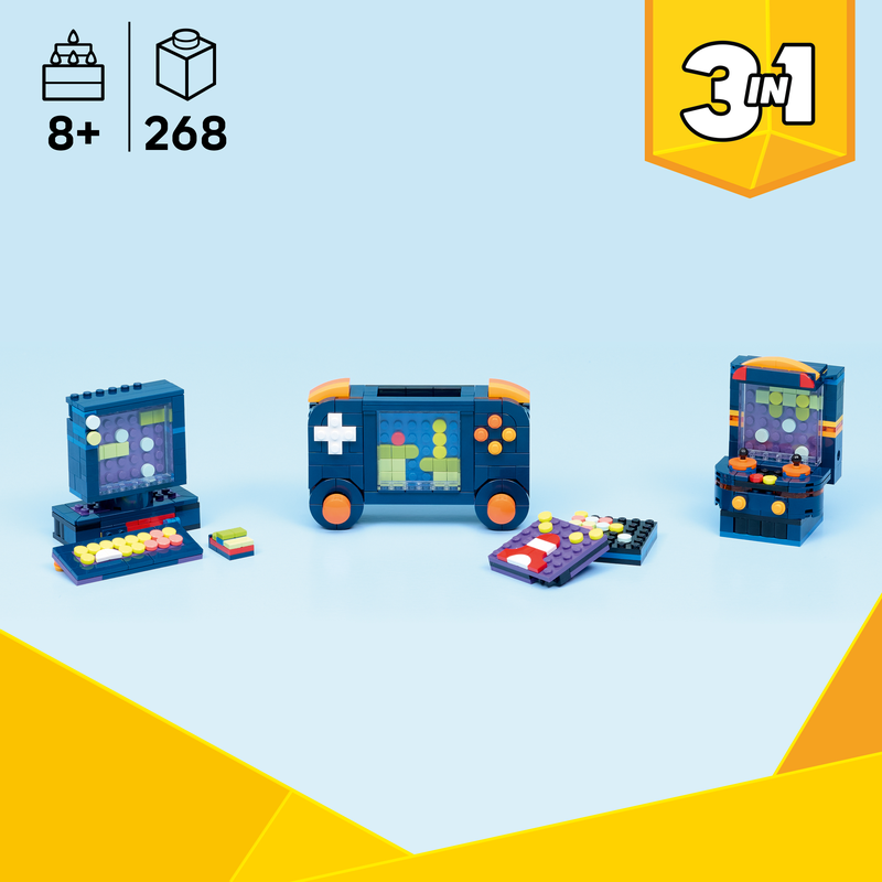 Lego® Creator 3 In 1 Retro Gaming Console Building Toy 31380