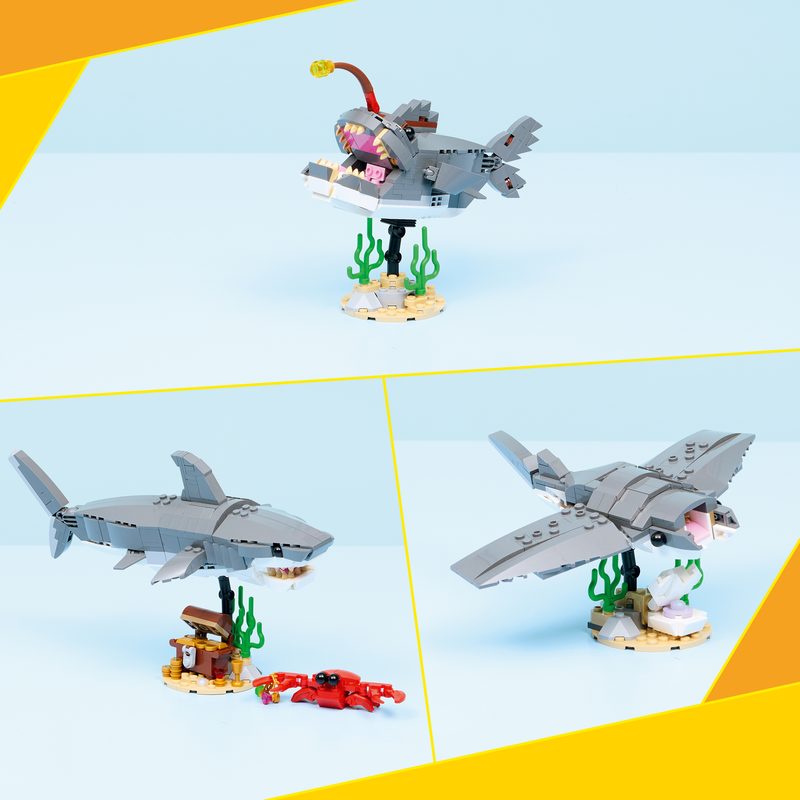 Lego® Creator Fierce Shark With A Treasure Chest 31381