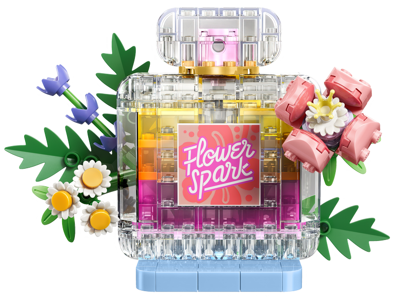 Lego Creator 3 In 1 Floral Decor Perfume Bottle 31383