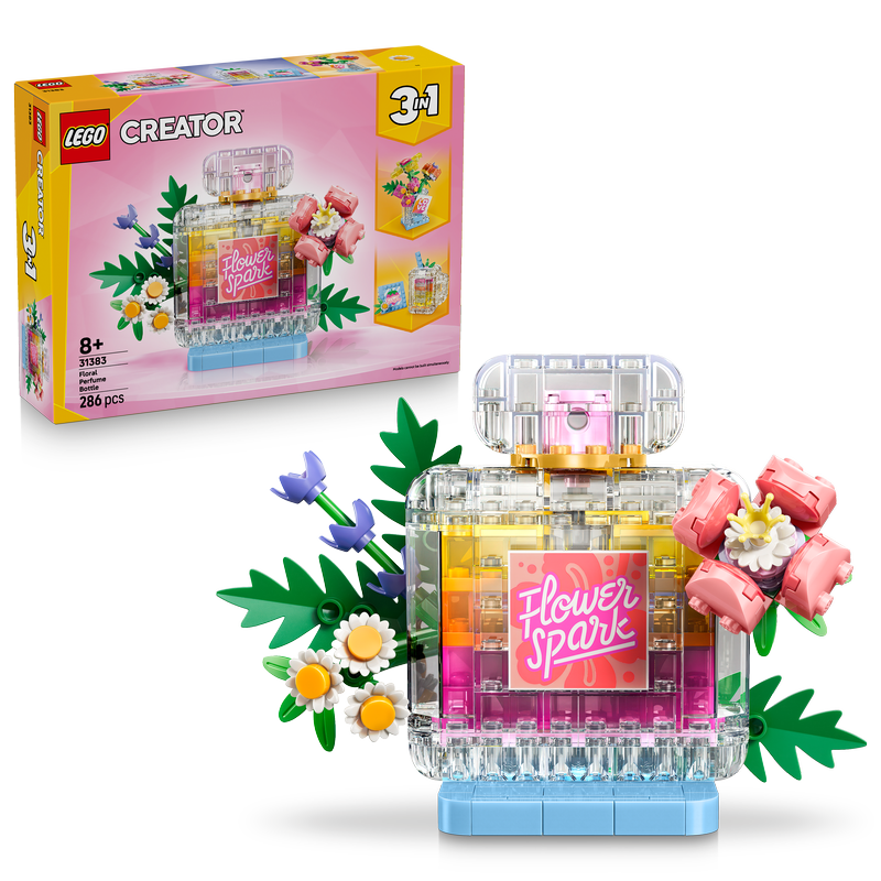 Lego Creator 3 In 1 Floral Decor Perfume Bottle 31383