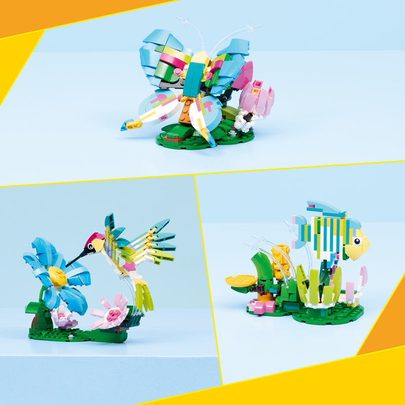 Lego® Creator 3 In1 Wild Animals: Colourful Hummingbird Decor 31384