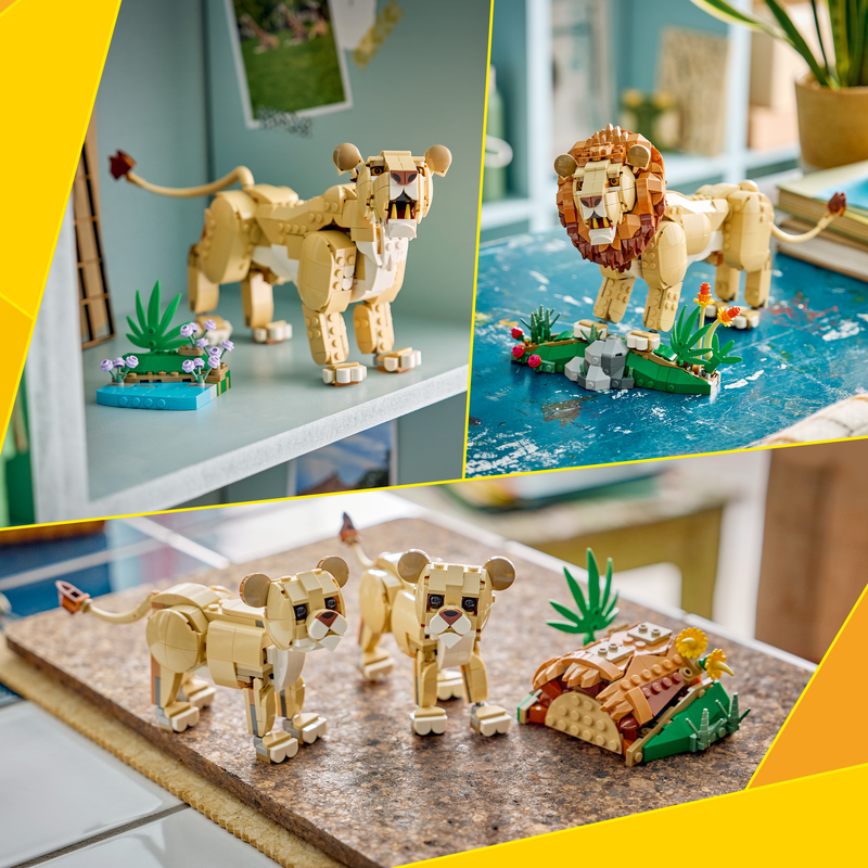 Lego Creator 3 In 1 Wild Animals: Majestic Lion 31386
