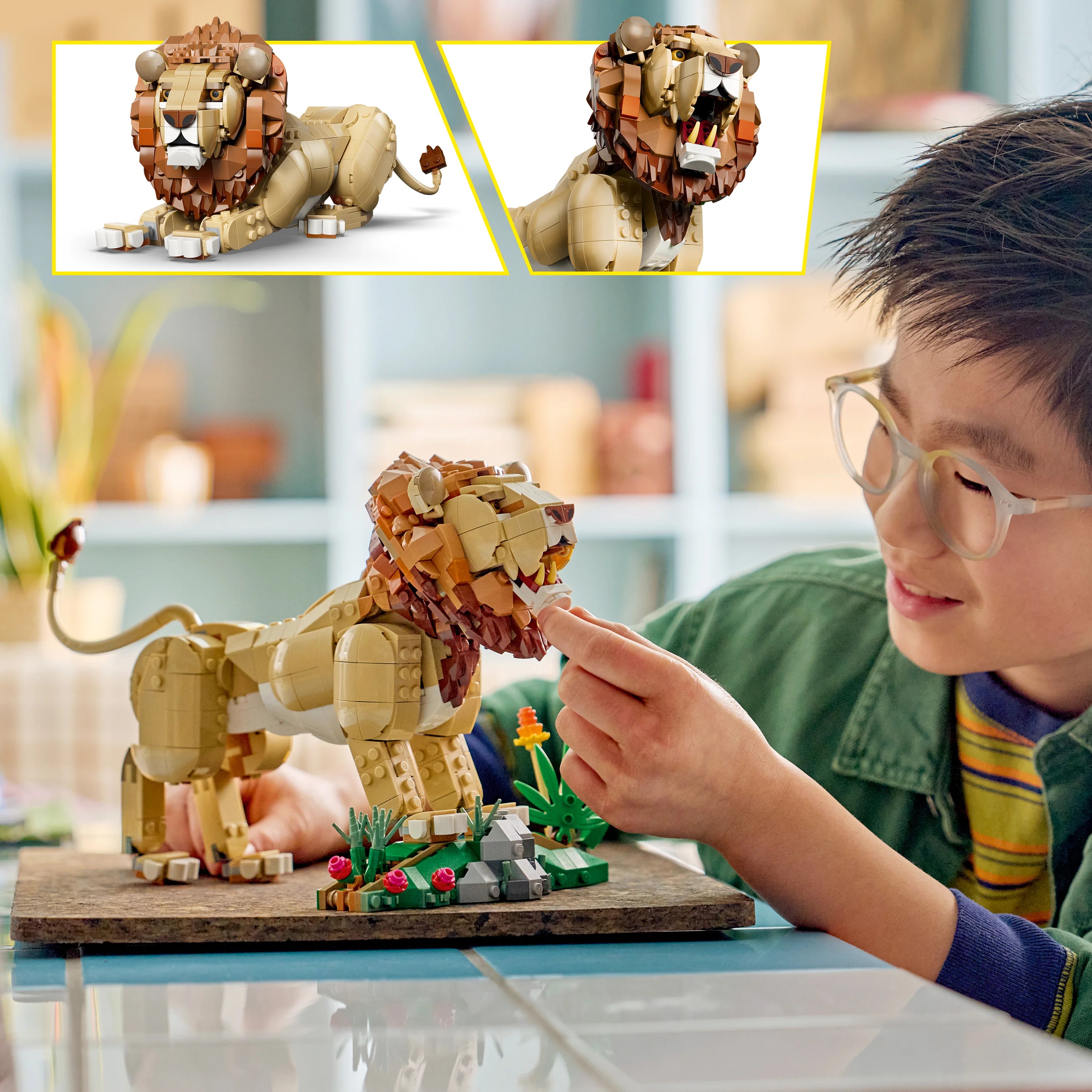 Lego Creator 3 In 1 Wild Animals: Majestic Lion 31386