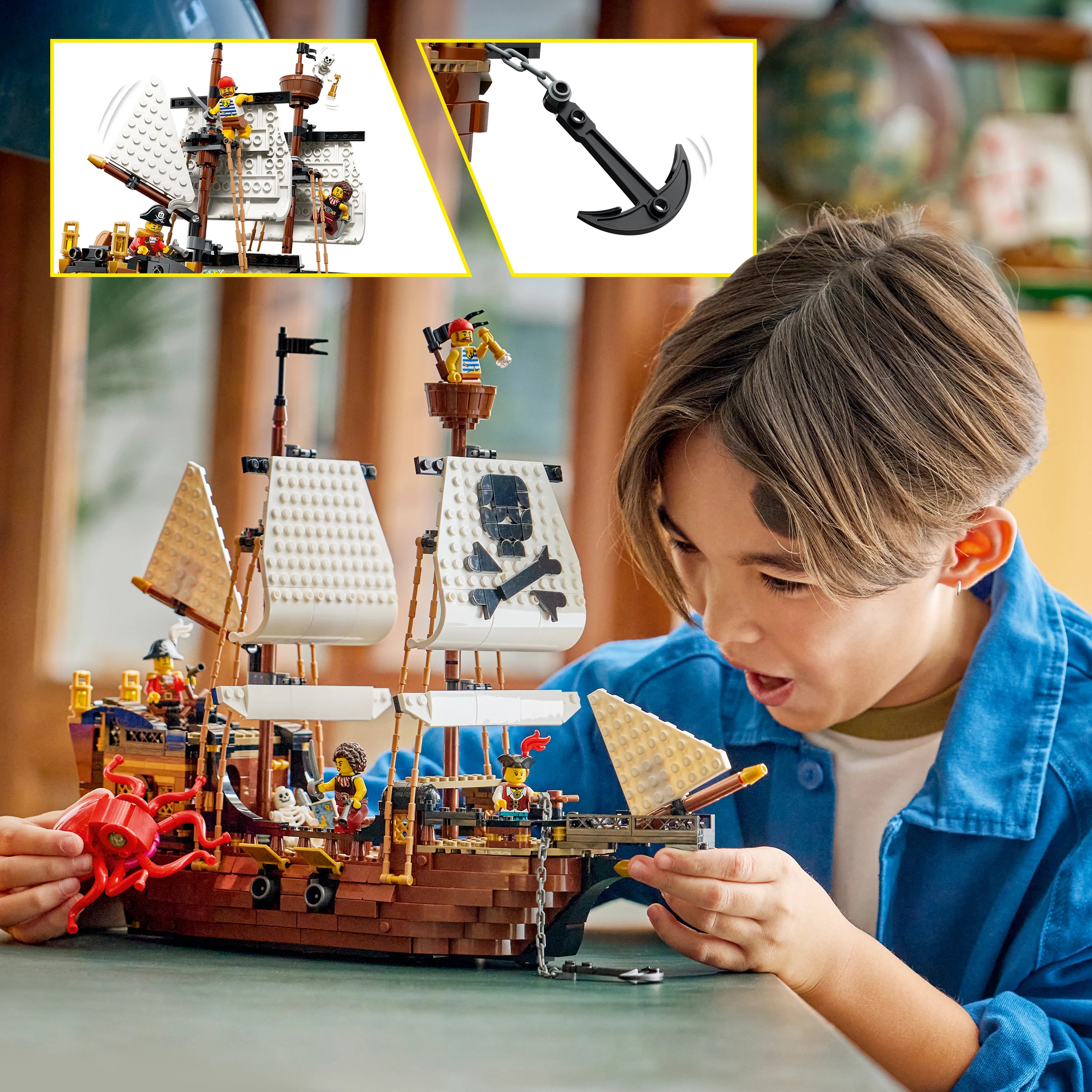 Lego Creator 3 In 1 Iconic Pirate Ship Toy 31387