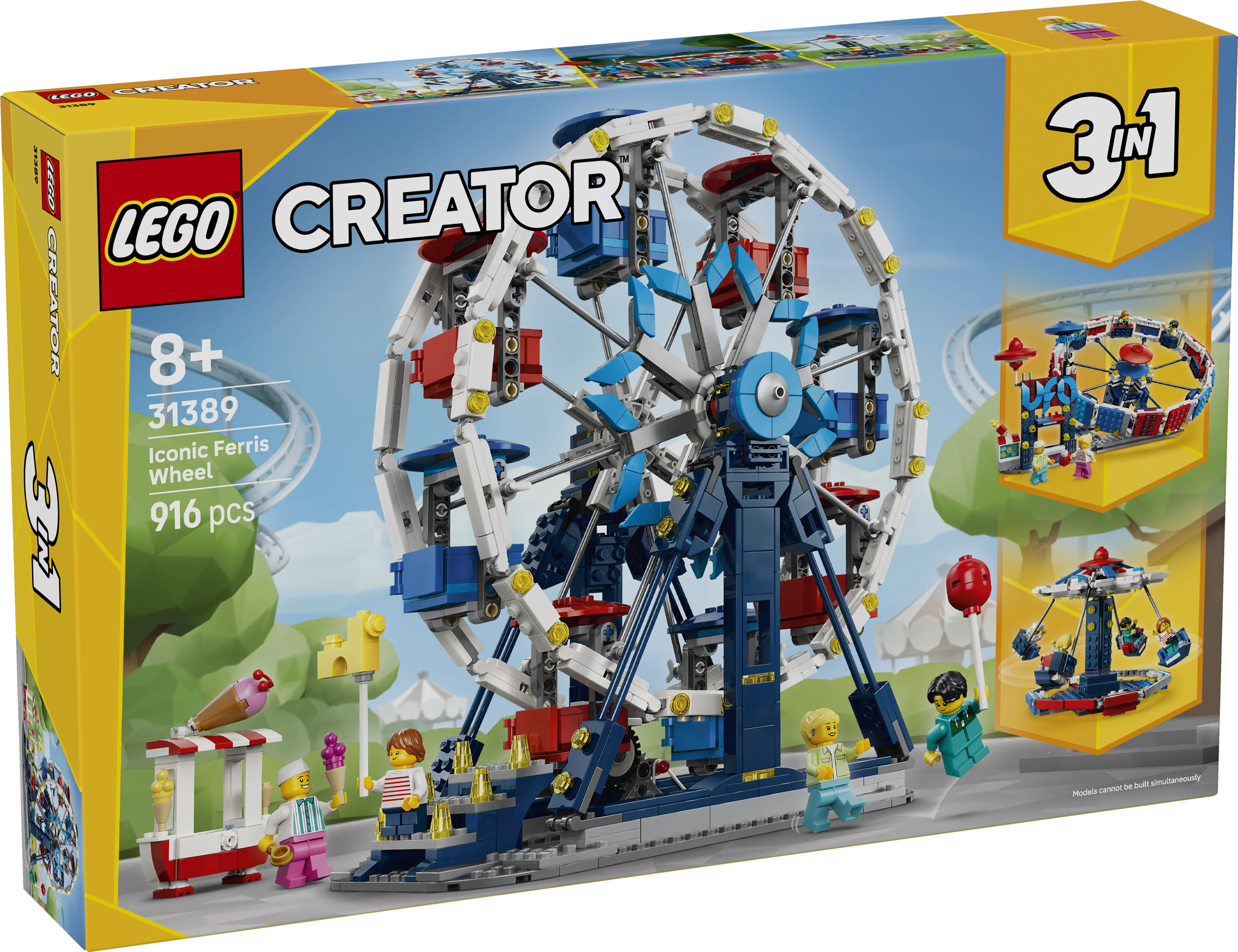 Lego Creator 3 In 1 Iconic Ferris Wheel Toy 31389