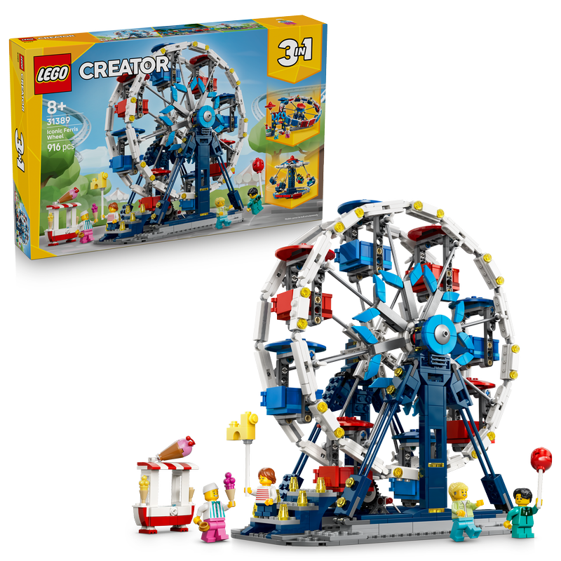 Lego Creator 3 In 1 Iconic Ferris Wheel Toy 31389