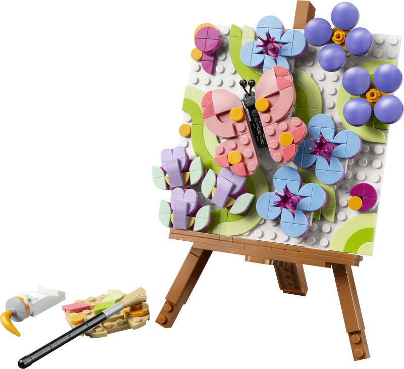 Lego Creator 3 In 1 Floral Art Decor Painting 31390