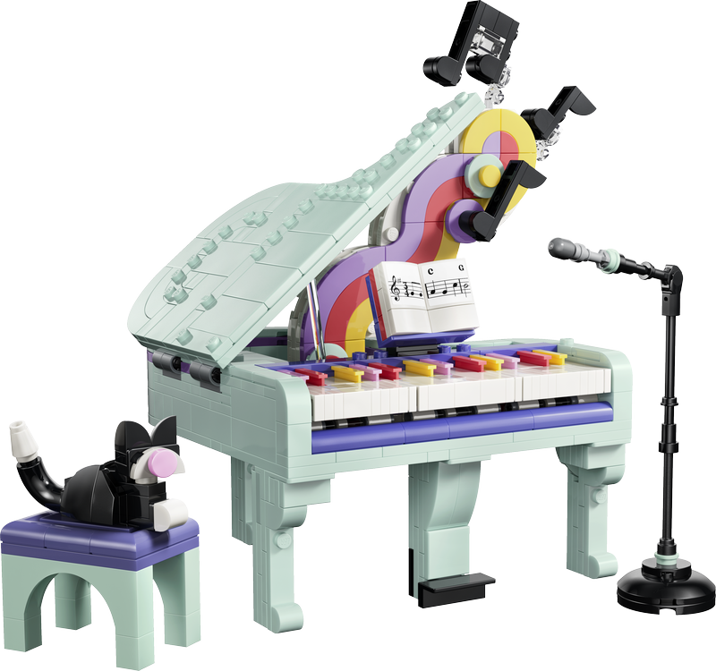 Lego Creator 3 In 1 Music Decor Piano With Cat 31392