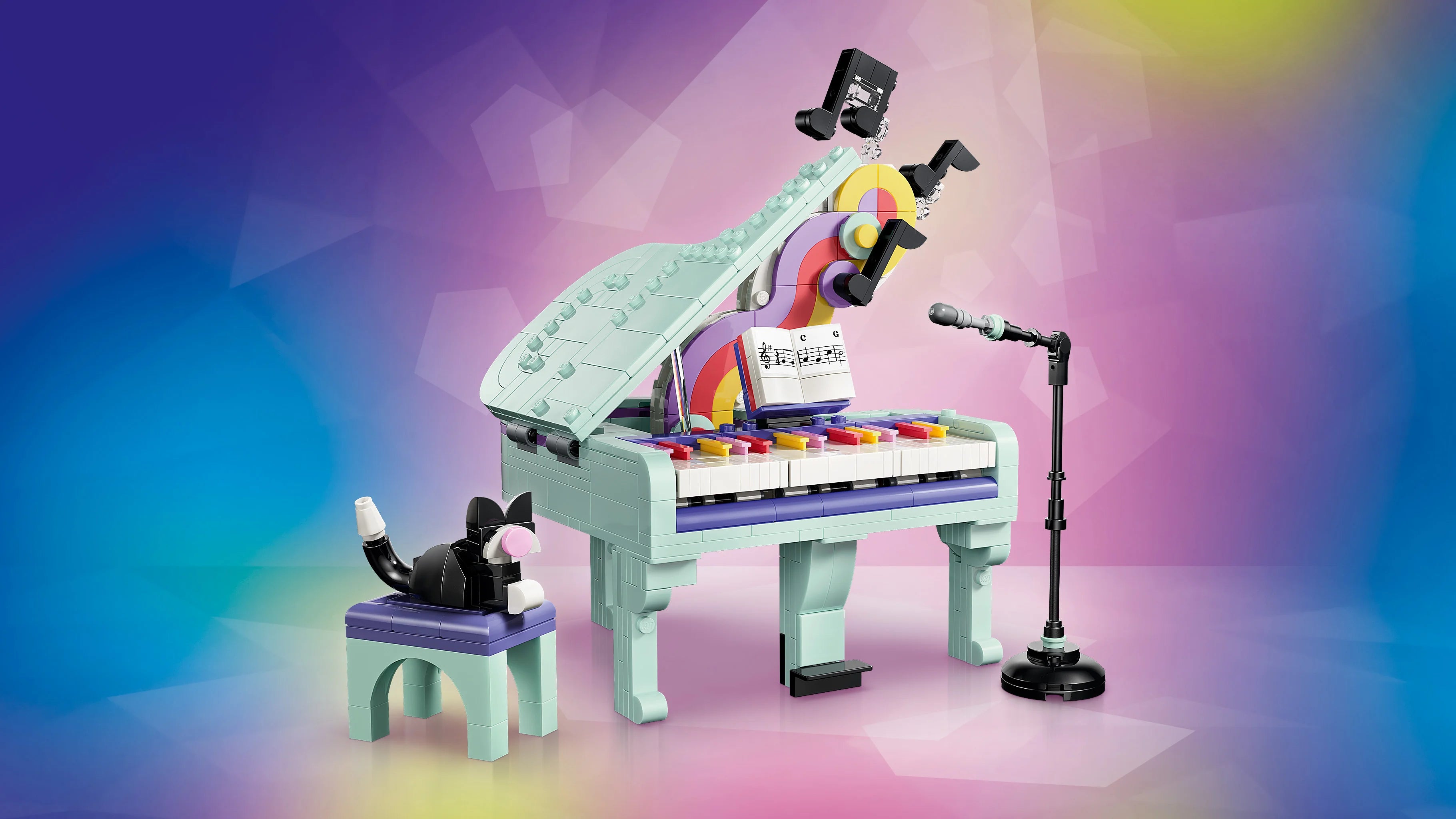 Lego Creator 3 In 1 Music Decor Piano With Cat 31392
