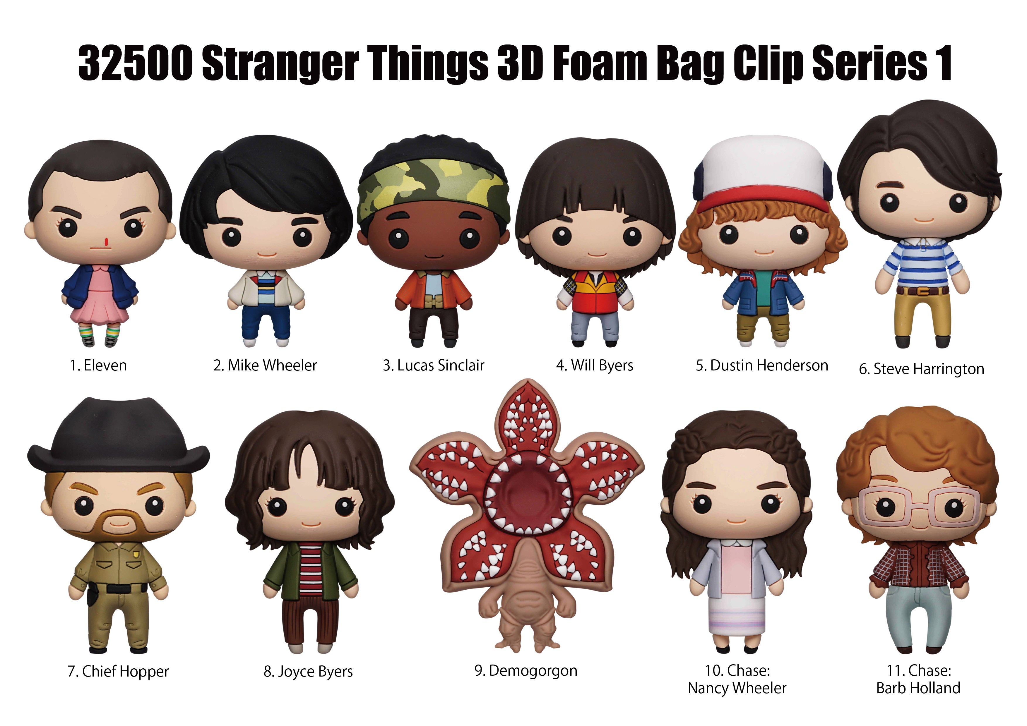 Stranger Things Bag Clip Assortment S1