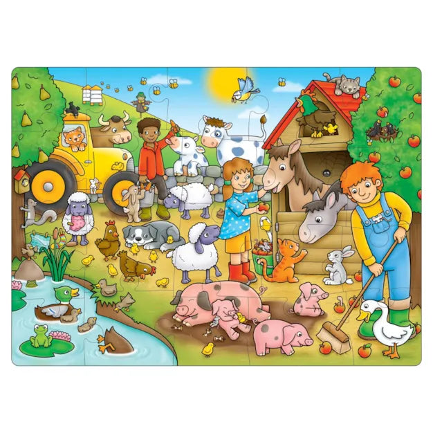 Orchard Toys Who's On The Farm? - Jigsaw