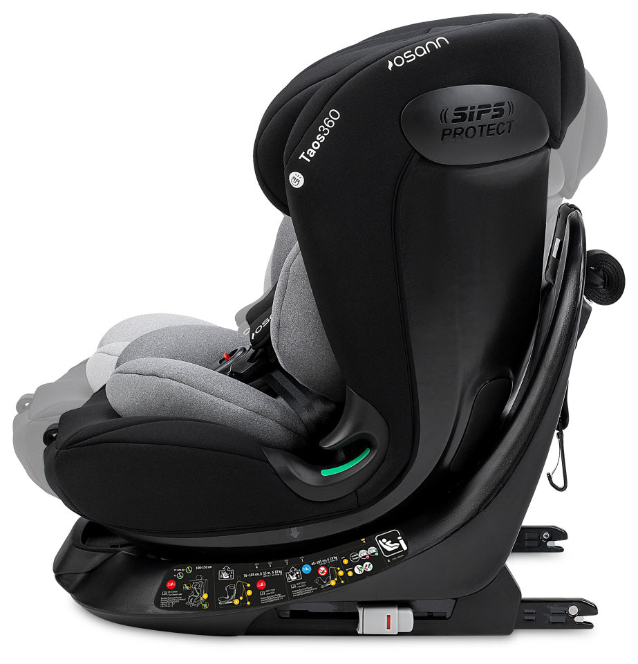 Osann Taos 360 R129 Car Seat – 360° Rotation, Birth To 12 Years