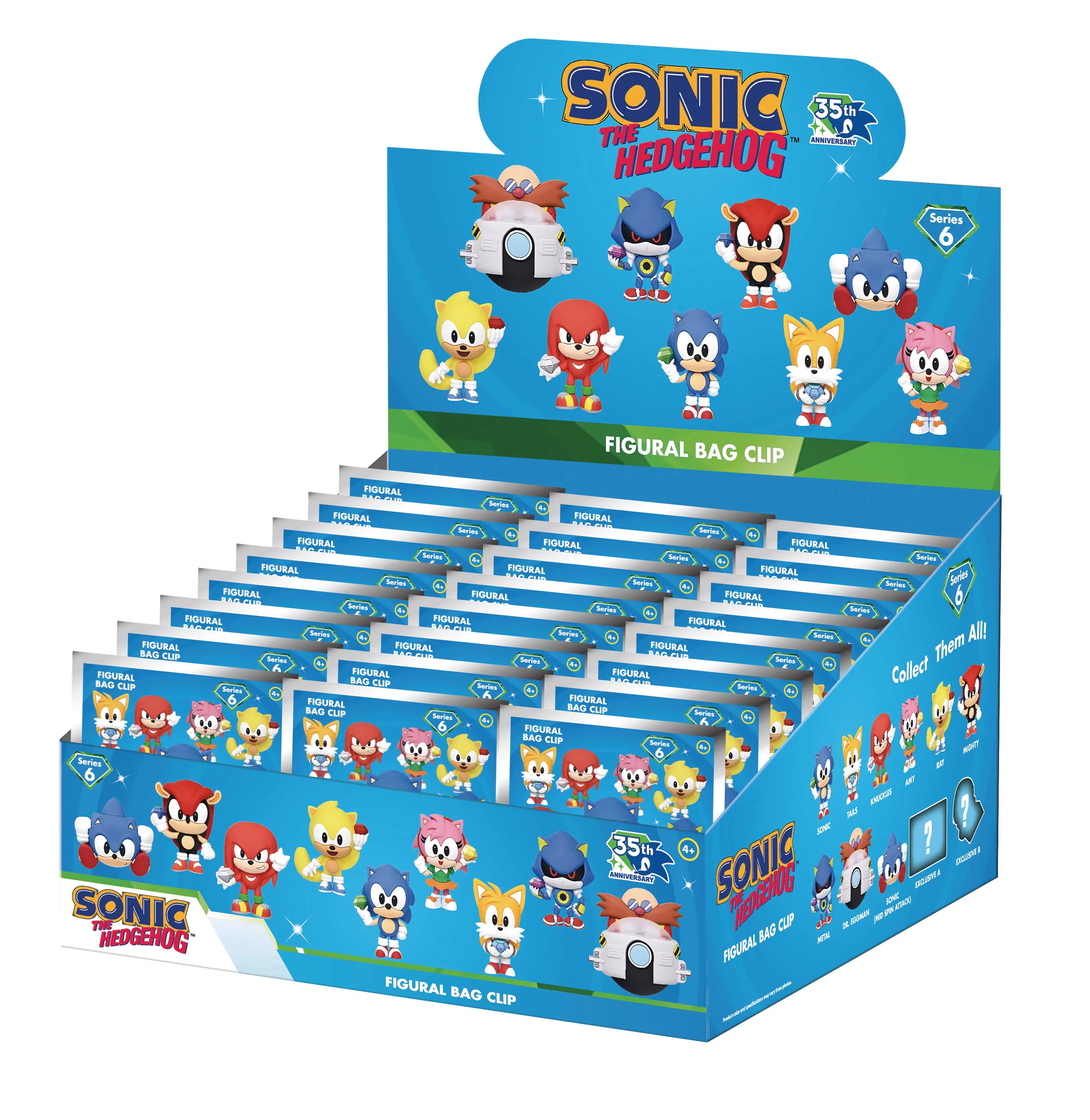 Sonic Series 6 Bag Clips Blind Bag Assortment