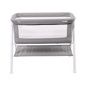 Nania Hillary Co-Sleeping Crib With Mattress & Storage – Safe, Compact Baby Bed With Breathable Mesh Sides