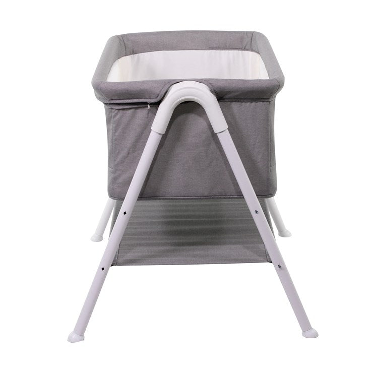 Nania Hillary Co-Sleeping Crib With Mattress & Storage – Safe, Compact Baby Bed With Breathable Mesh Sides