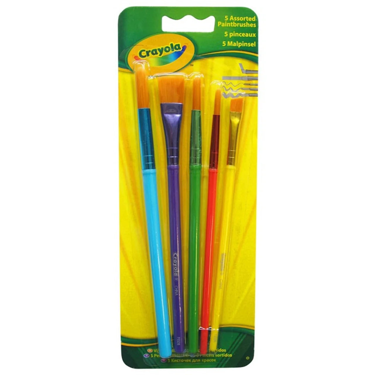 5 Assorted Paintbrushes
