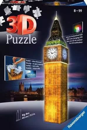 Big Ben - Night Edition, 216Pc 3D Jigsaw Puzzle®