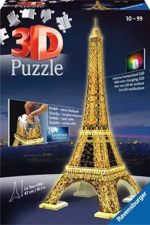 Eiffel Tower - Night Edition, 216Pc 3D Jigsaw Puzzle®