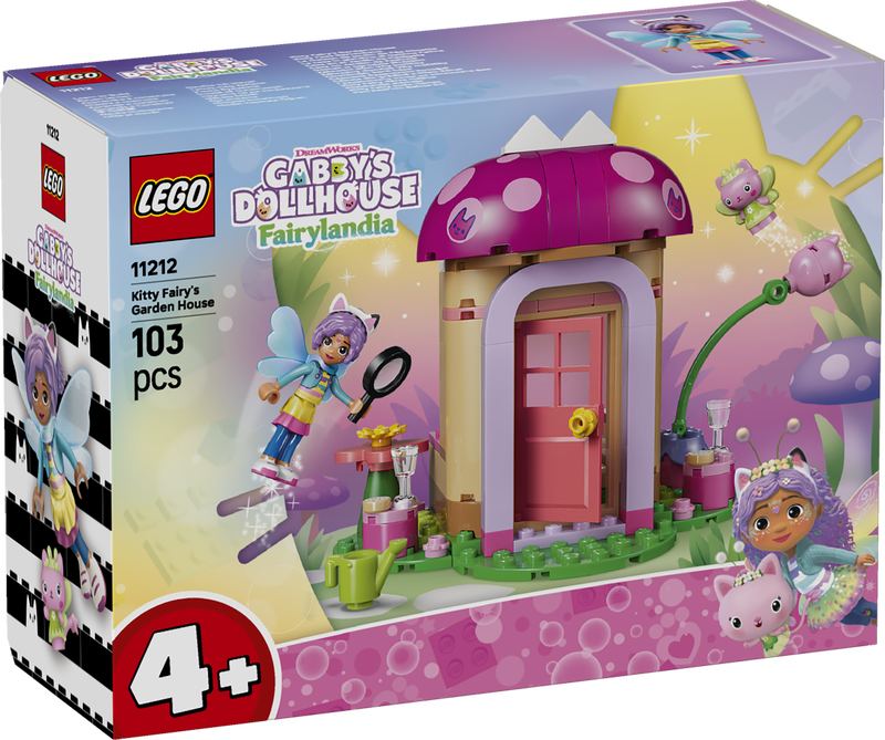 Lego® Gabby’s Dollhouse Kitty Fairy’s Garden House Toy 11212