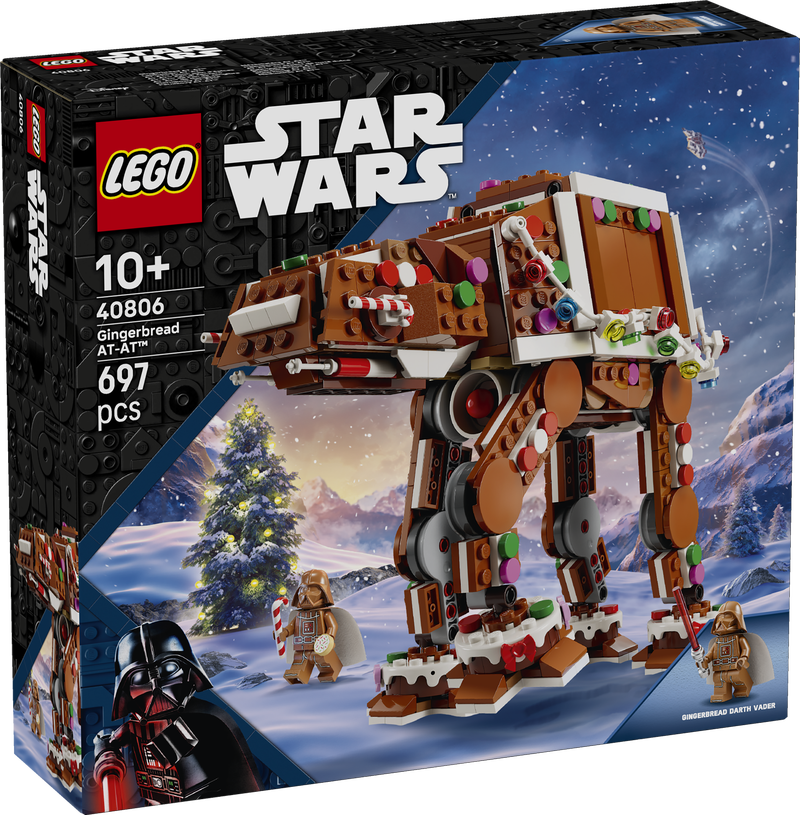 Lego® Star Wars™ Gingerbread At-At™ Walker, Christmas Craft Building Set 40806