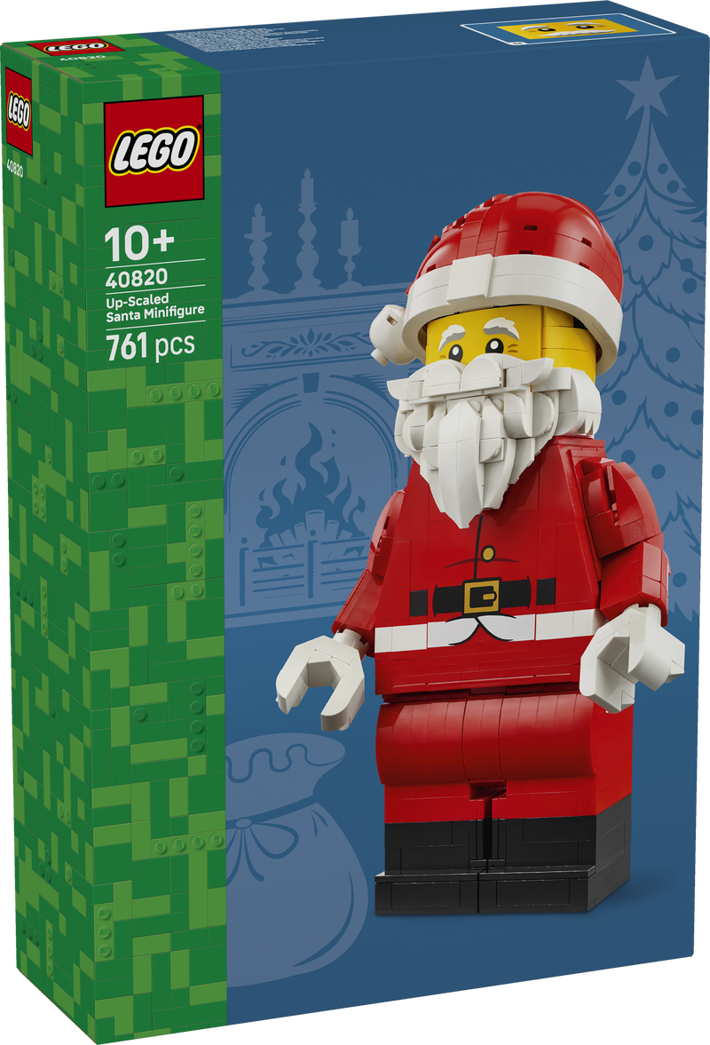 Lego® Up-Scaled Santa Minifigure Christmas Toy Decoration 40820
