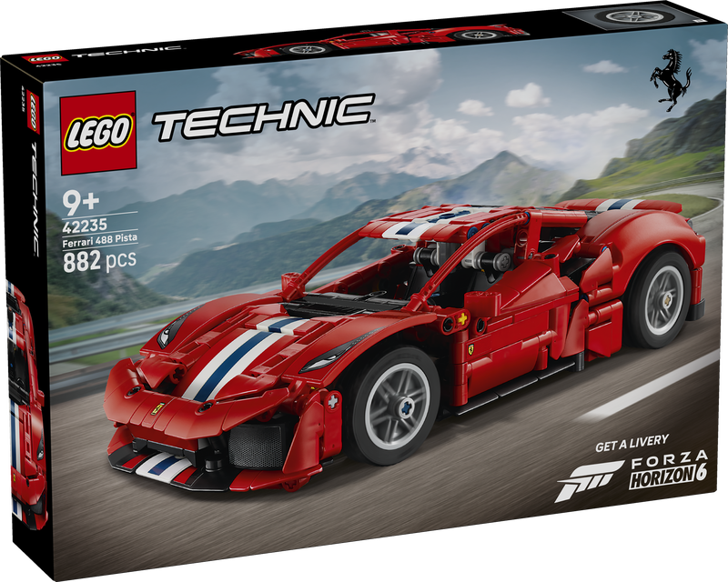 Lego® Technic™ Ferrari 488 Pista Car Building Toy 42235