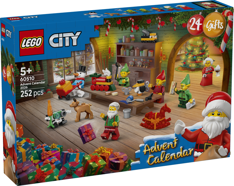 Lego® City Advent Calendar 2026 Santa’s Workshop Toy 60510