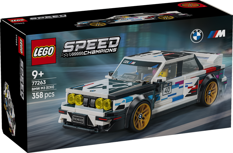 Lego® Speed Champions Bmw M3 (E30) Toy Car Kit 77263