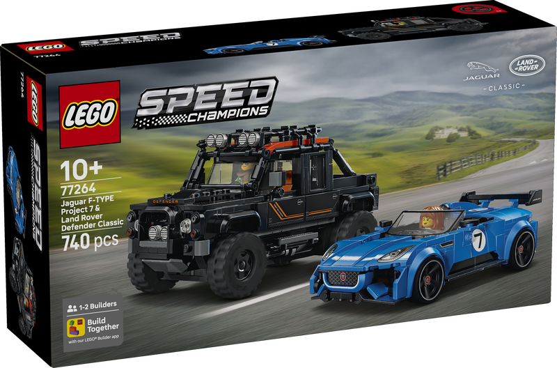Lego® Speed Champions Jaguar Project 7 & Land Rover Defender 77264