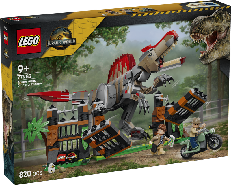 Lego® Jurassic World Spinosaurus Dinosaur Escape Toy 77982
