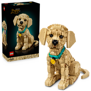 Lego Icons 11384 Golden Retriever Puppy Set For Adults