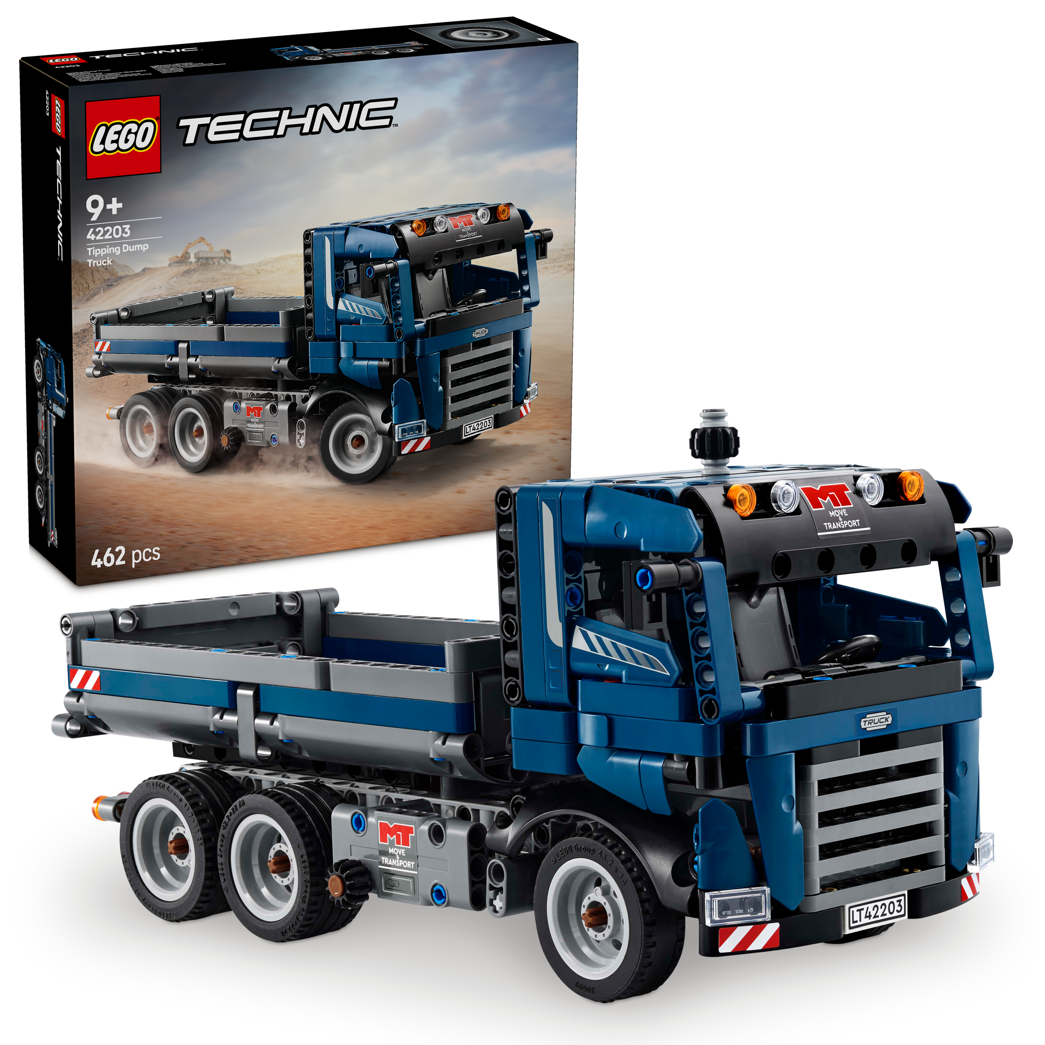 Lego Technic Tipping Dump Truck Toy Vehicle 42203