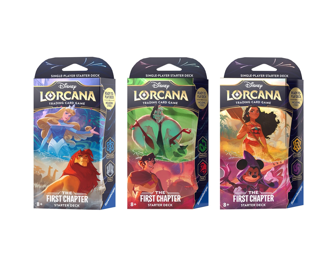 Ravensburger Disney Lorcana Trading Card Game - Starter Deck Assortment