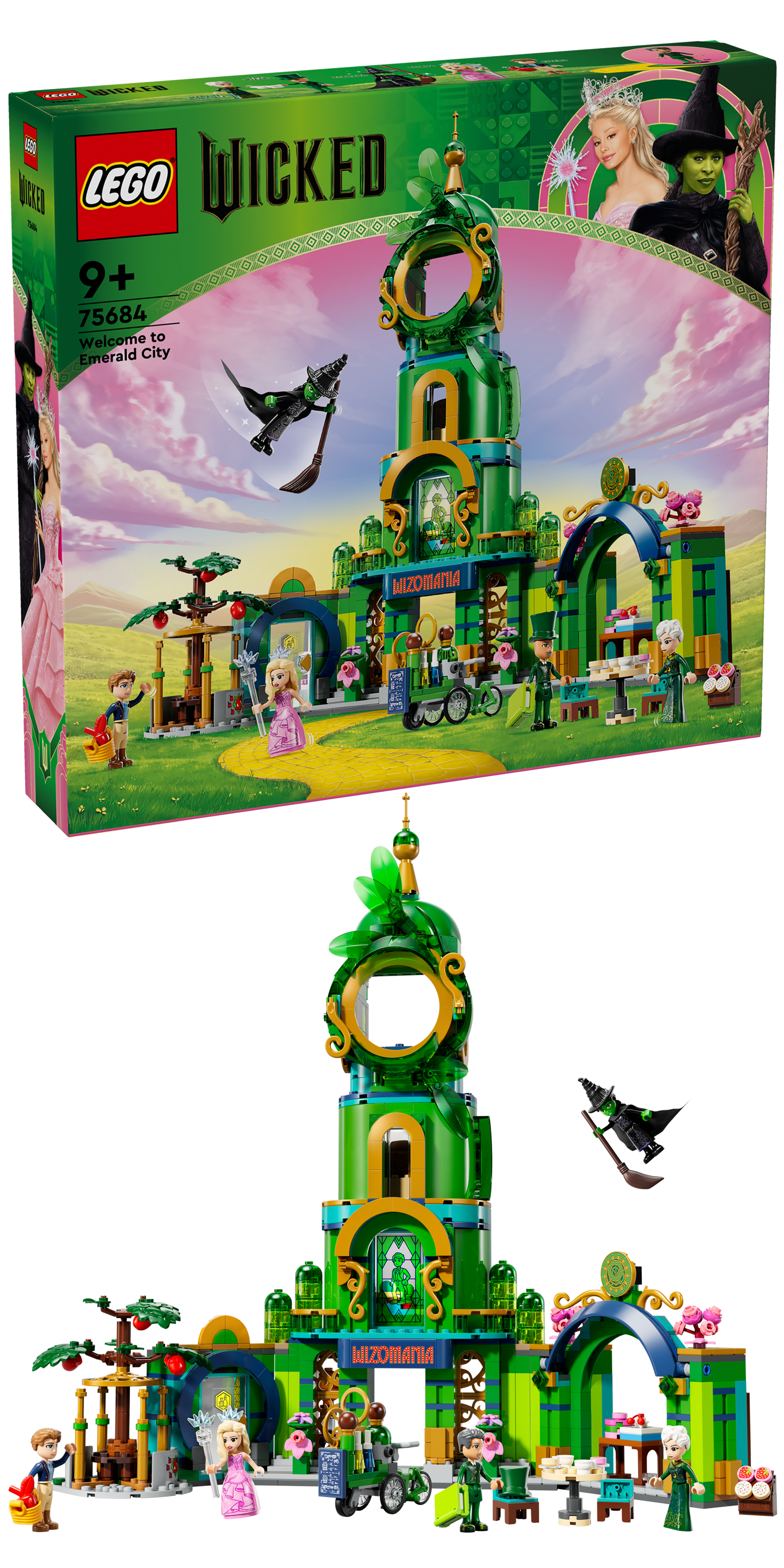 Lego Wicked 75684 Welcome To Emerald City Set
