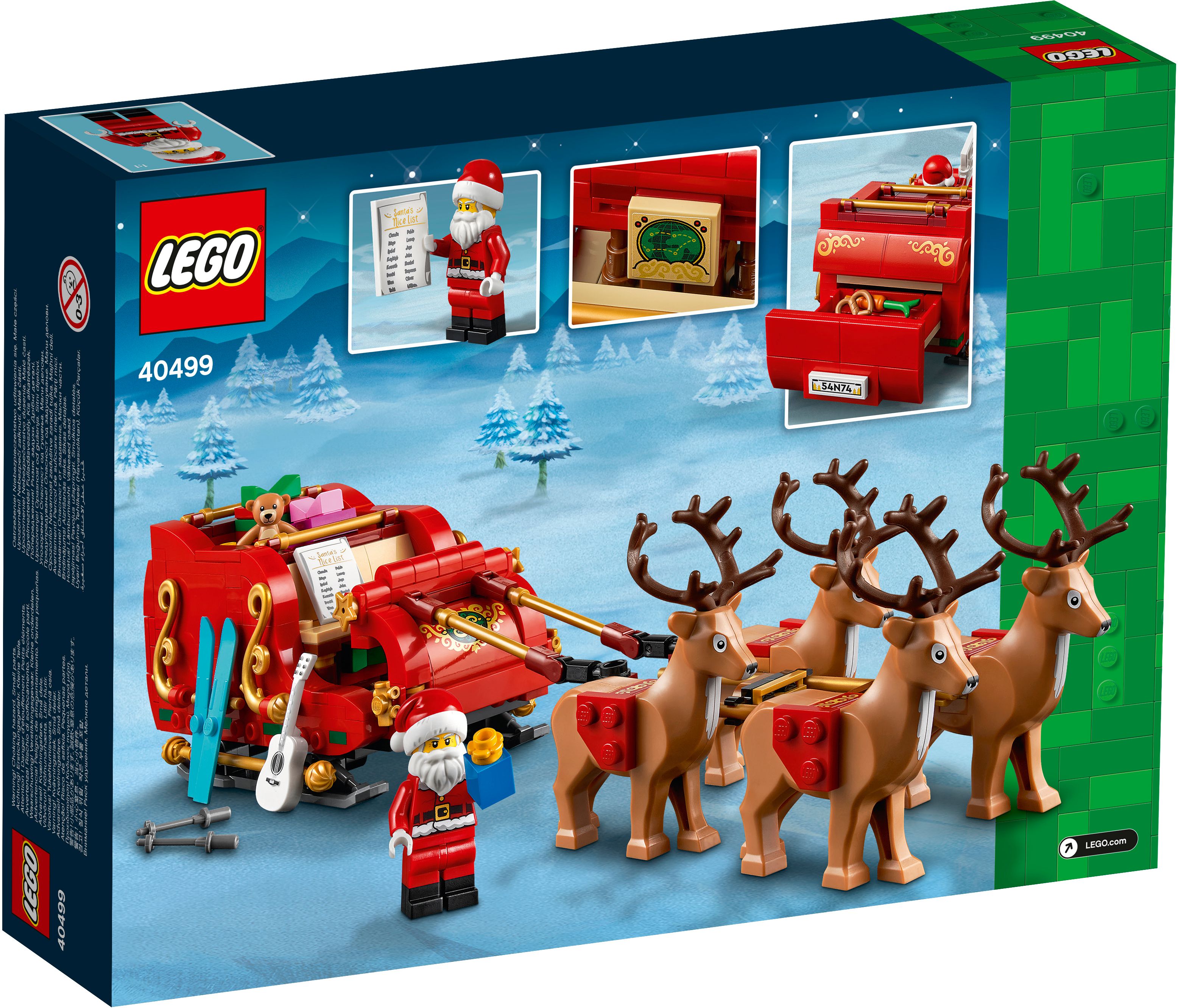Lego ® Santa’s Sleigh Toy 40499