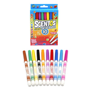10 Scentos Fine Line Markers