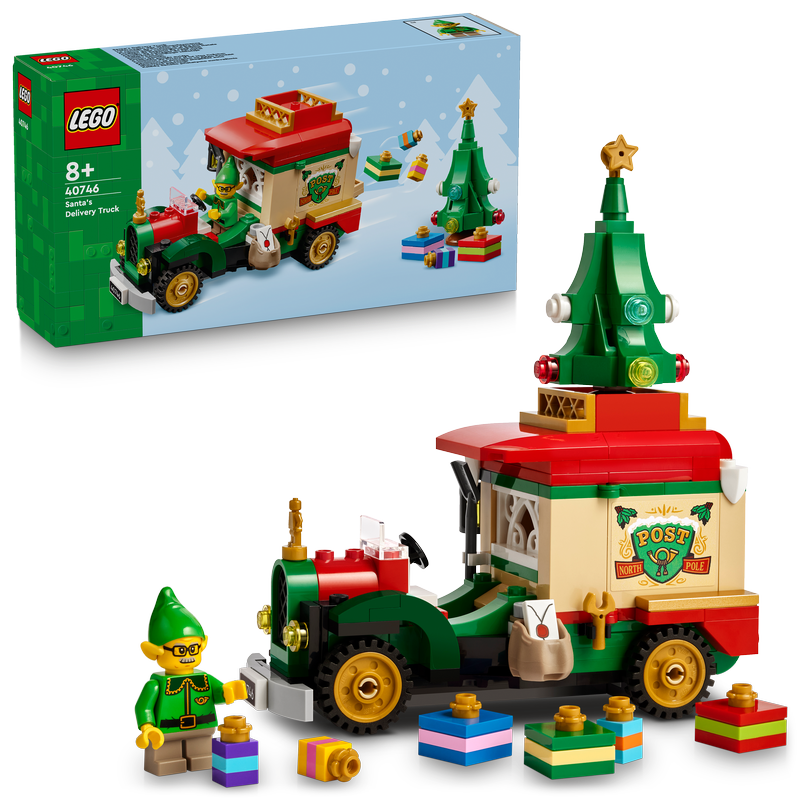 Lego Santa’s Delivery Truck Toy For Kids 40746