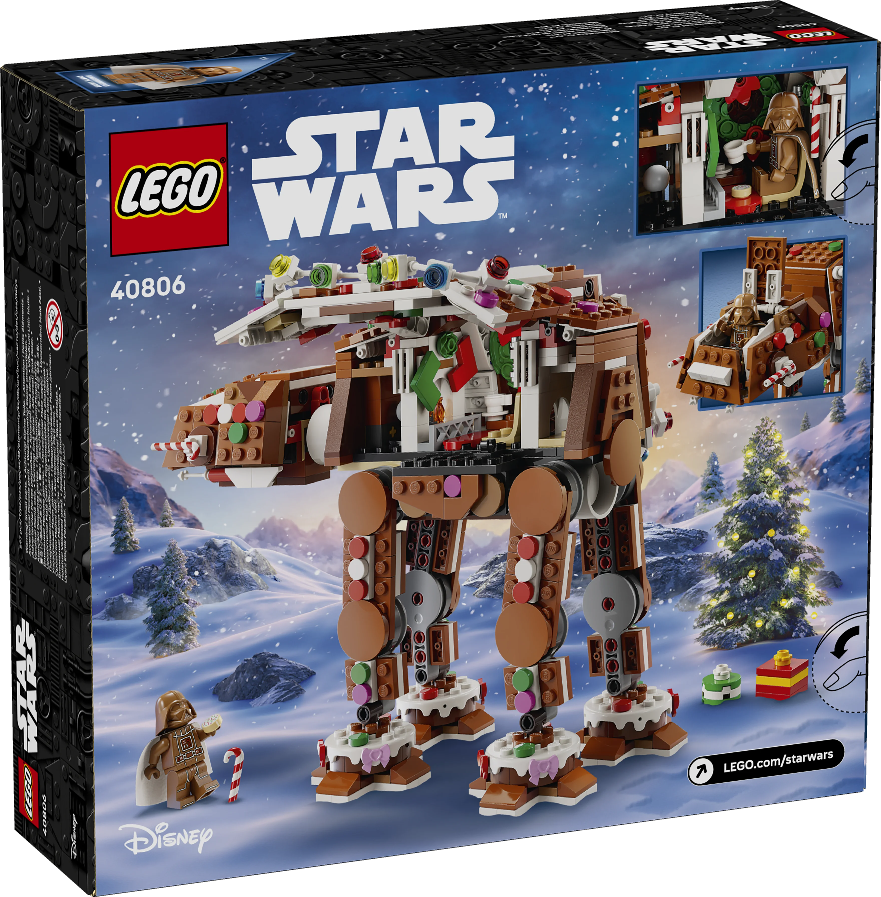 Lego® Star Wars™ Gingerbread At-At™ Walker, Christmas Craft Building Set 40806
