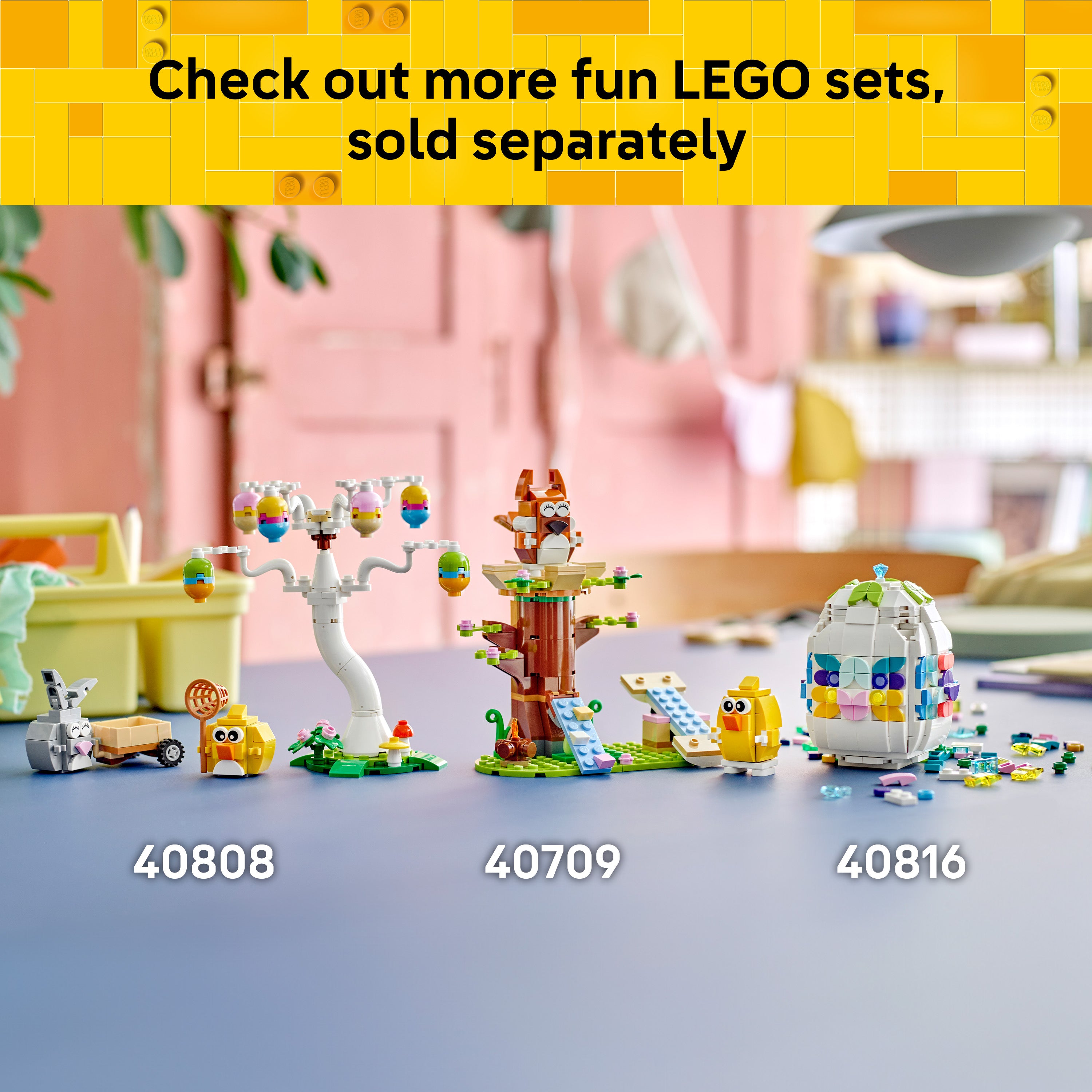 Lego Easter Bunny And Chick Egg Hunt Toy 40808