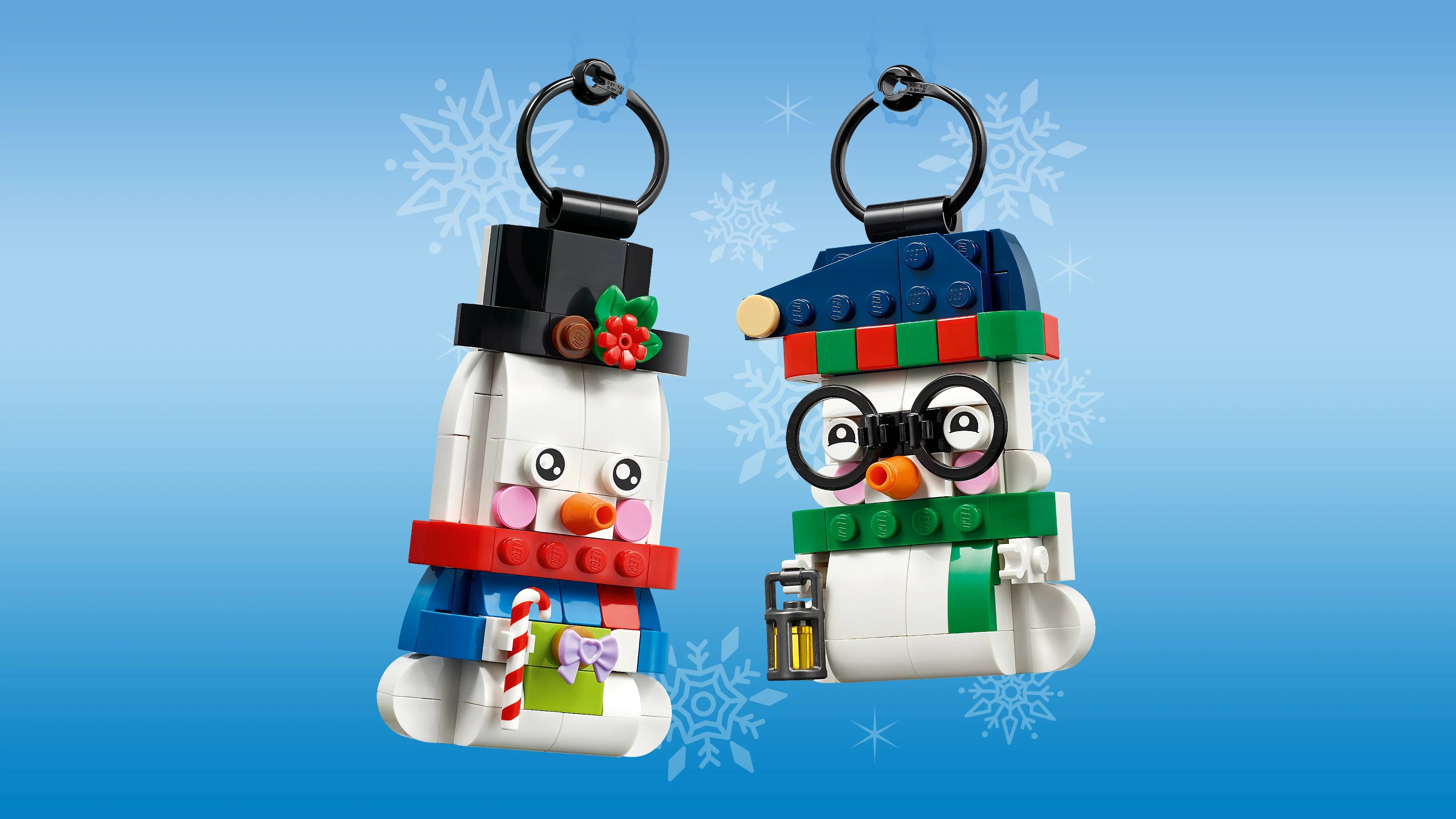 Lego® Snowman Ornaments Christmas Decor Holiday Decorations 40812
