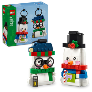 Lego® Snowman Ornaments Christmas Decor Holiday Decorations 40812