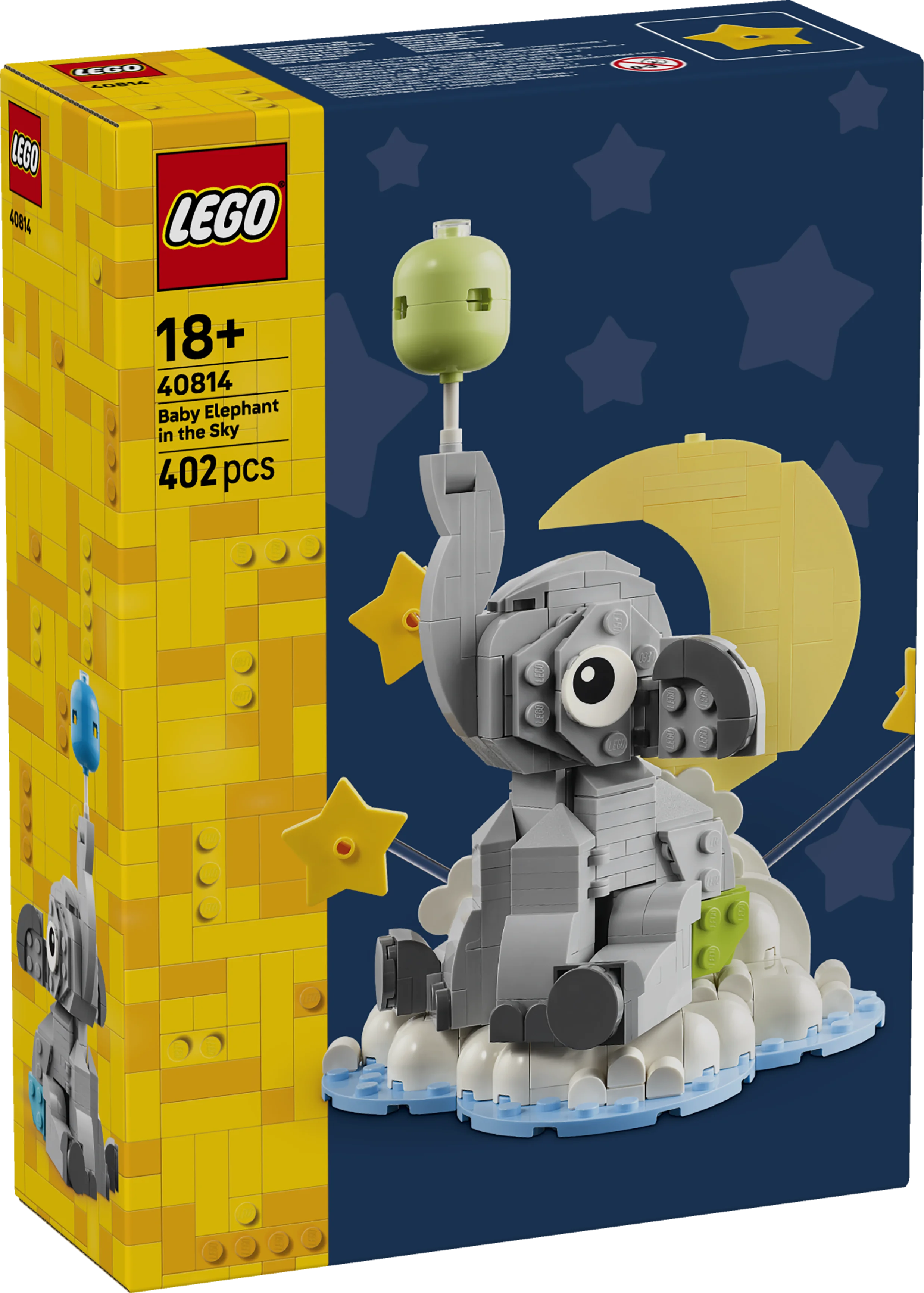 Lego Baby Elephant In The Sky Set For Adults 40814