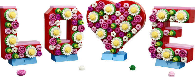 Lego® Love Letters - Love Heart Decor Building Toy 40867