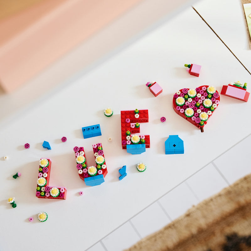 Lego® Love Letters - Love Heart Decor Building Toy 40867