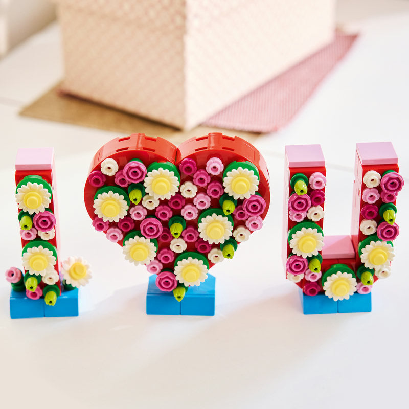 Lego® Love Letters - Love Heart Decor Building Toy 40867