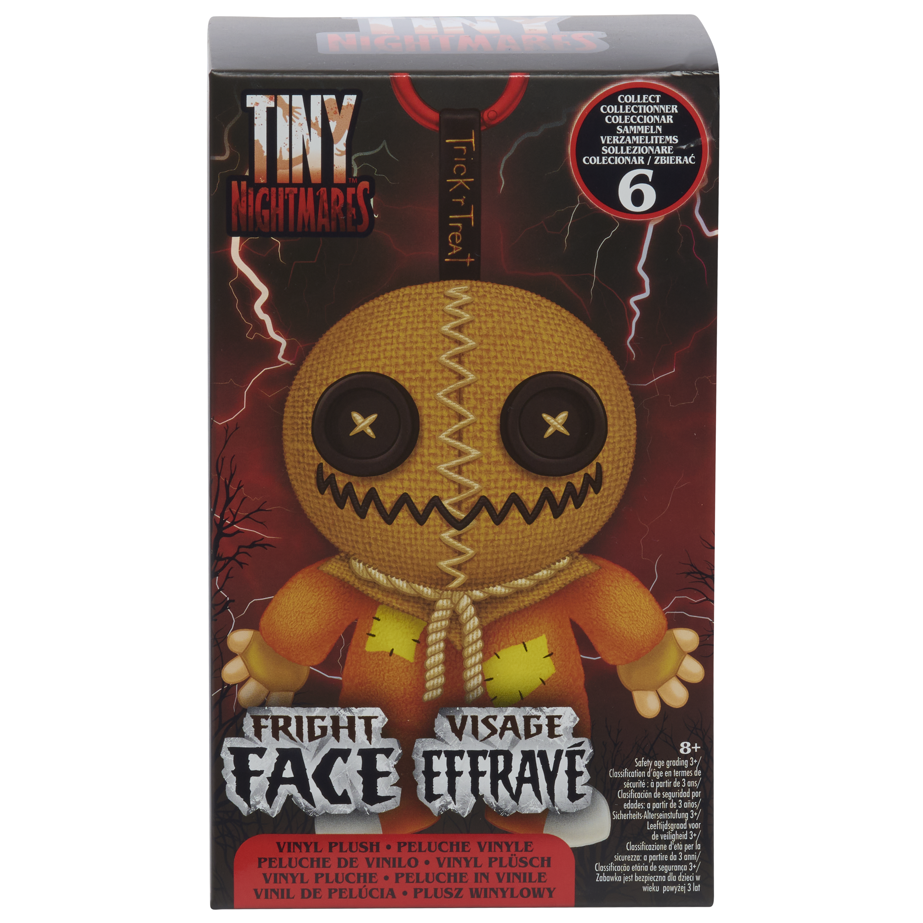 Tiny Nightmares Fright Face Vinyl Plush Blind Box Collectible Assortment
