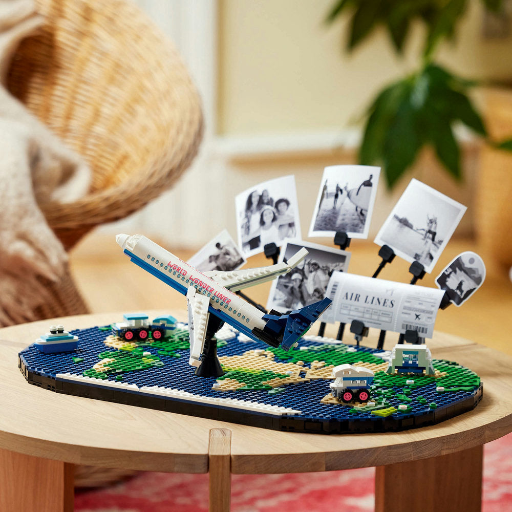 Lego Family Travel Moments World Map Toy Set 41838