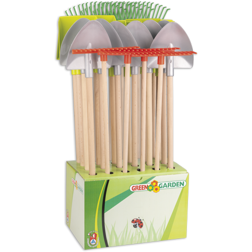 Wooden Spade & Rake Assortment